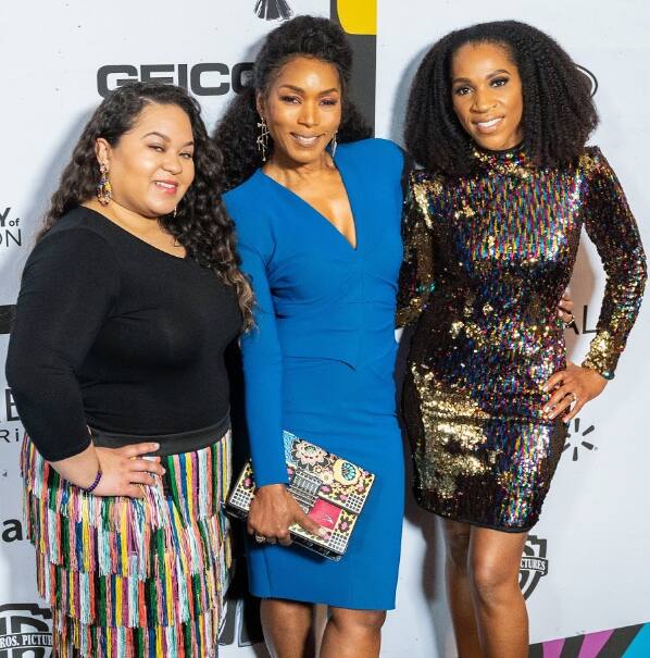 Angela Bassett with Dee Guerrero (left) and Raj Register (right) Angela Bassett with Dee Guerrero (left) and Raj Register (right)